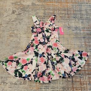 New Betsy Johnson Summer Cotton Dress sz14